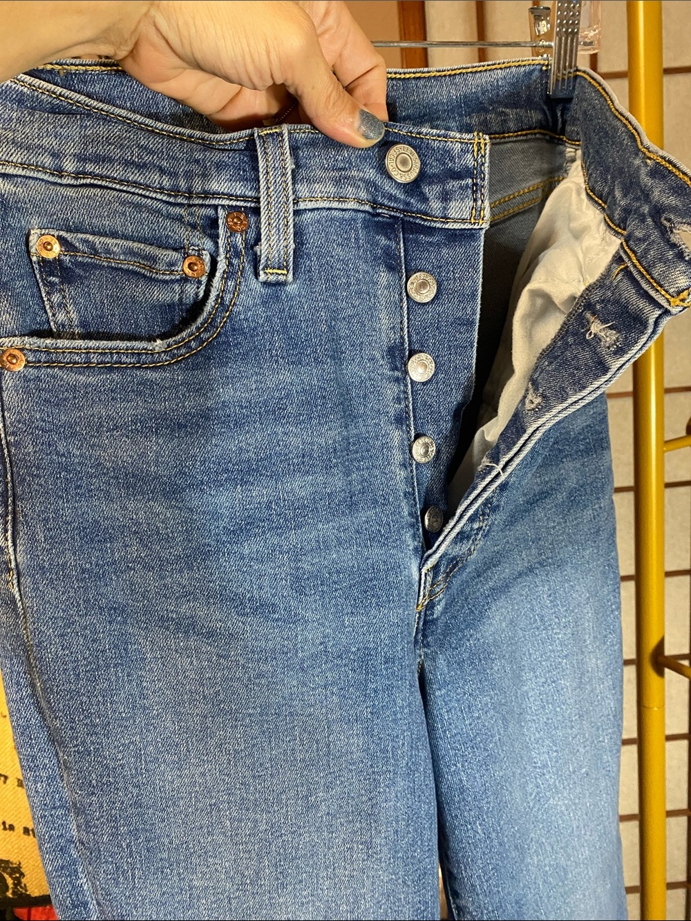 Levi Strauss RIBCAGE BOOT Jeans - Size 28 - Picture 7 of 10